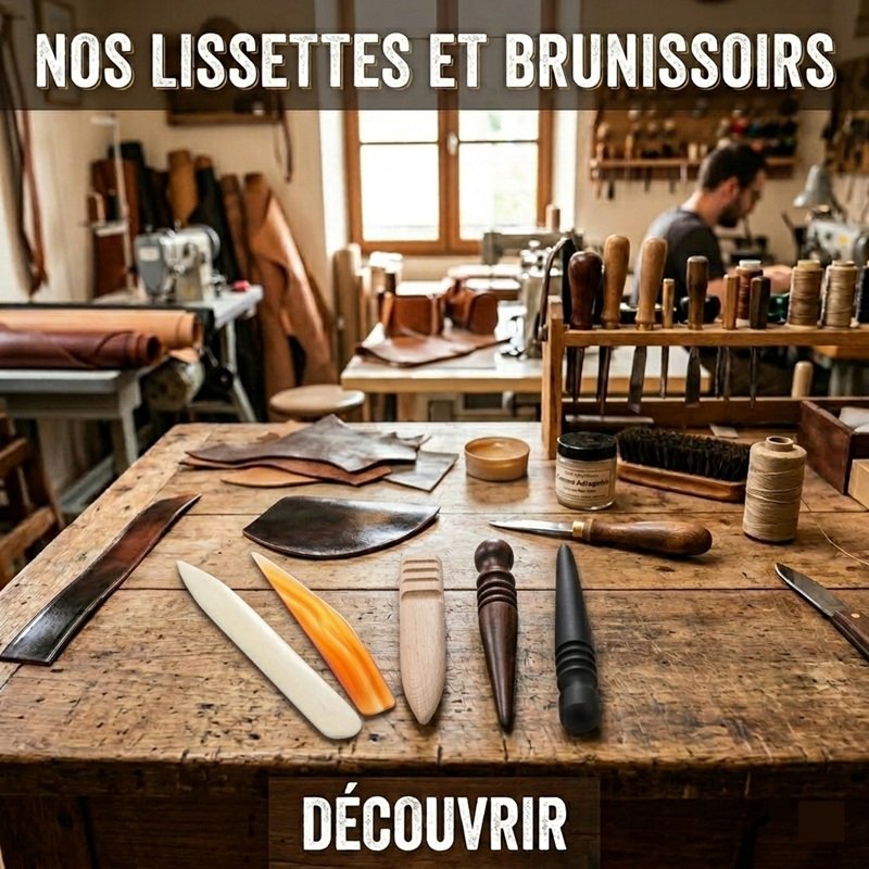 Lissette brunissoir cuir